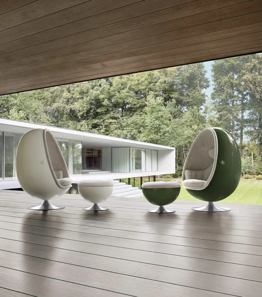 Lauko interjeras su Roche Bobois Paris baldais – ID Trazo (1)