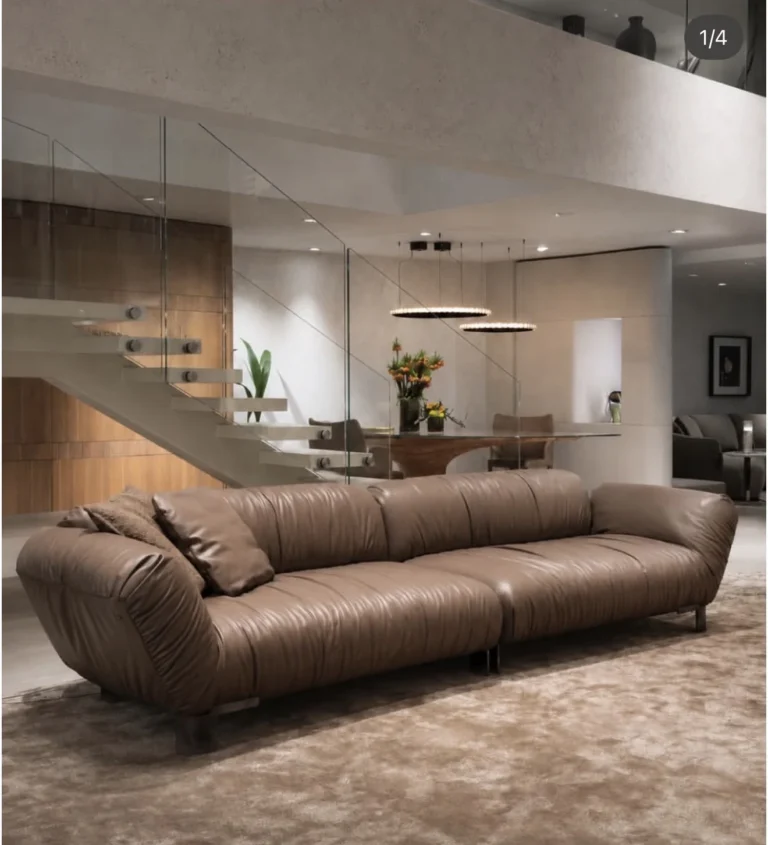 Svetainės interjeras su Natuzzi baldais – ID Trazo (1)